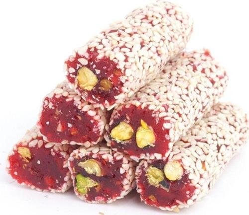 Susam Narlı Fıstıklı Parmak Lokum Kalın 1000 Gr