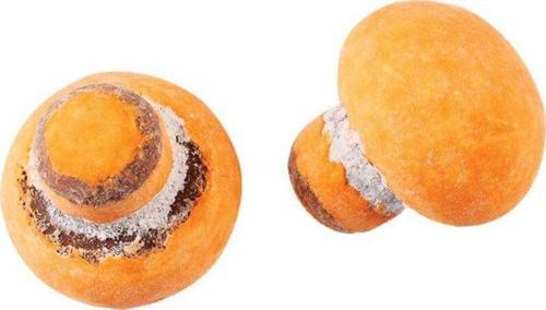 Turuncu Mini Mantar Çikolata Draje 500 Gr
