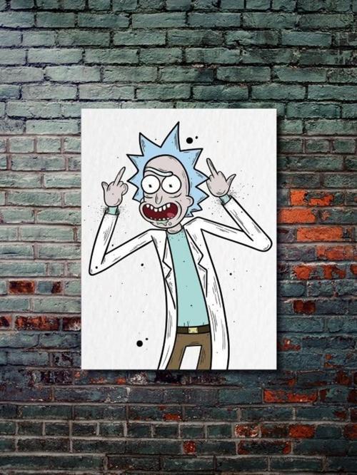Rick And Morty - Film & Dizi Posterleri, Özel Tasarım Kağıt Poster, Duvar Sanatı