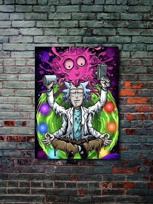 Rick And Morty - Film & Dizi Posterleri, Özel Tasarım Kağıt Poster, Duvar Sanatı