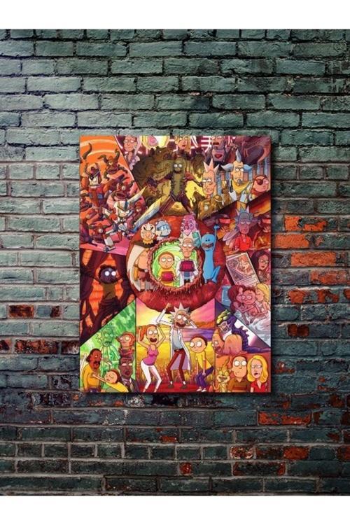 Rick And Morty - Film & Dizi Posterleri, Özel Tasarım Kağıt Poster, Duvar Sanatı