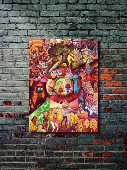 Rick And Morty - Film & Dizi Posterleri, Özel Tasarım Kağıt Poster, Duvar Sanatı