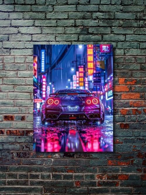 Nissan Skyline Gtr35, Eşsiz Tasarım Otomobil Posterleri, Özel Tasarım Kağıt Poster