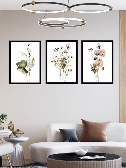 Özel Tasarım Mdf Tablo Seti Mekanlarınıza Renk Katacak Özel Tasarım Çiçekler