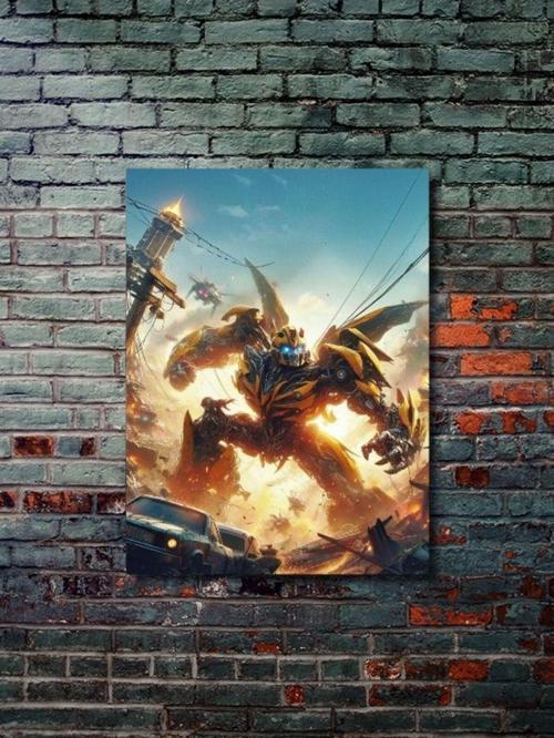 Bumblebee - Transformers - Dizi, Film Ve Karakter Özel Tasarım Poster Serisi, Eşsiz Tasarım,