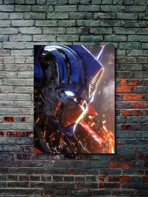 Optimus Prime - Transformers - Dizi, Film Ve Karakter Özel Tasarım Poster Serisi, Eşsiz Tasarım,