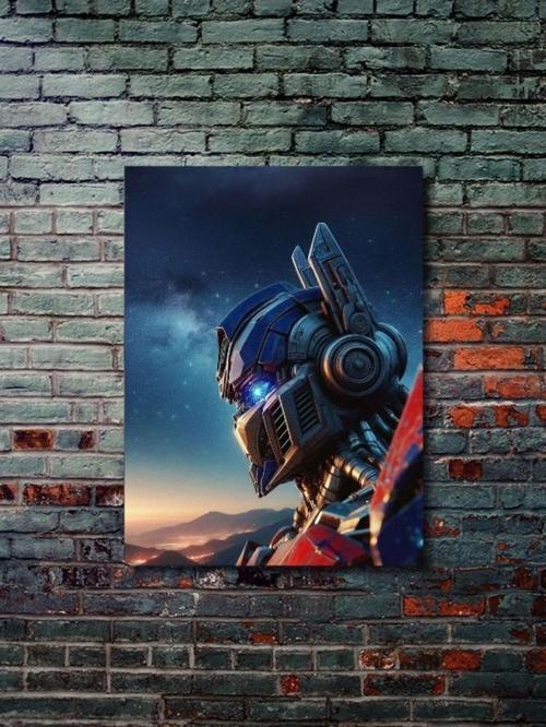 Optimus Prime - Transformers - Dizi, Film Ve Karakter Özel Tasarım Poster Serisi, Eşsiz Tasarım,