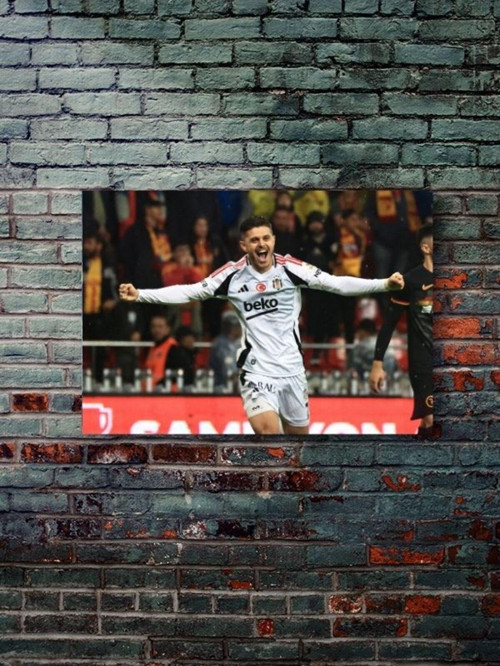 Milot Rachica - Bjk - Spor Posterleri, Takım Posterleri Özel Tasarım Kağıt Poster