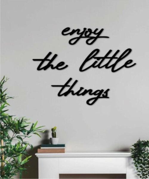 Enjoy The Little Things Duvar Tablosu Duvar Süsü 60X90