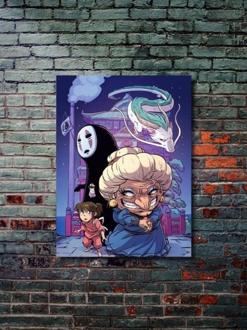 Ruhların Kaçışı (Spirited Away) - Anime & Manga Posterleri, Özel Tasarım Kağıt Poster