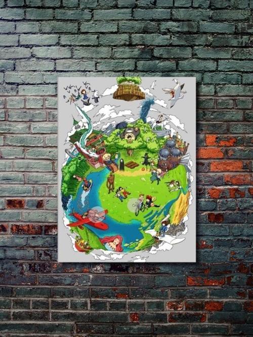Özel Tasarım Anime Posteri, Özel Tasarım Kağıt Poster, Duvar Sanatı