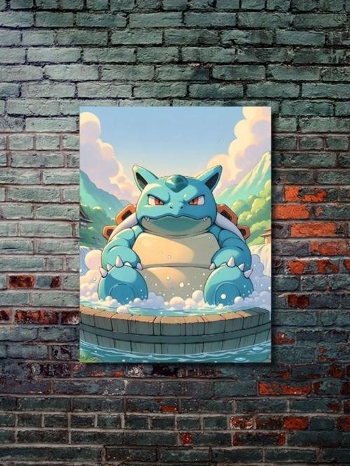 Blastoise - Pokemon - Anime & Manga Posterleri, Özel Tasarım Kağıt Poster