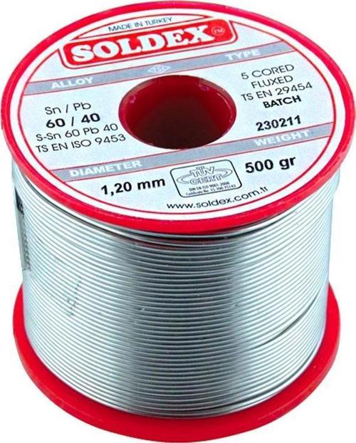 500 GR LEHİM 1.2 MM KALIN SOLDEX SN60 PB40-Findit