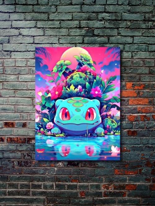 Bulbasaur - Pokemon - Anime & Manga Posterleri, Özel Tasarım Kağıt Poster
