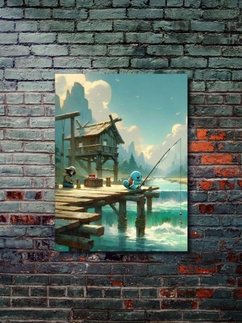 Squirtle - Pokemon - Anime & Manga Posterleri, Özel Tasarım Kağıt Poster