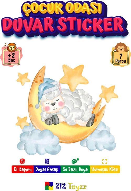 İsme Özel Ahşap Duvar - Dolap - Kapı Süsü Çocuk Odası Duvar Sticker