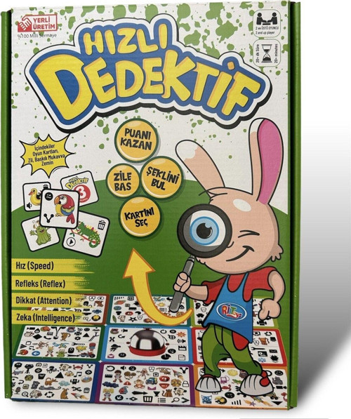Dedektif Kutu Oyunu (Hızlı Akıllı Pratik Dedektif Zeka Ve Akıl)