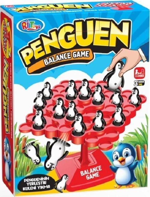 Penguen Balance Denge Oyunu Eğitici Eğlenceli Aile Arkadaş Çocuk Kutu Oyunu