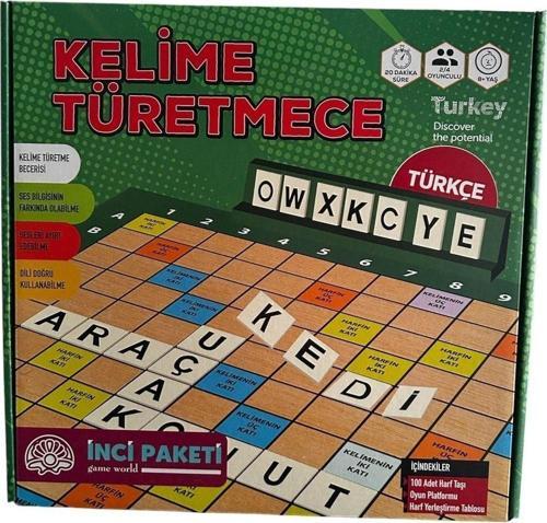 Ahşap Kelime Üretme Türetme Oyunu