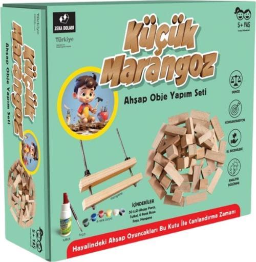Küçük Marangoz Ahşap Obje Yapım Seti (Ahşap Oyuncak, Aktivite, Tasarım, Aile Oyunu)
