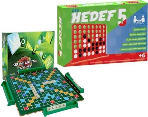 Kelime Üretme Ve Hedef 5 Iki Oyun Birlikte