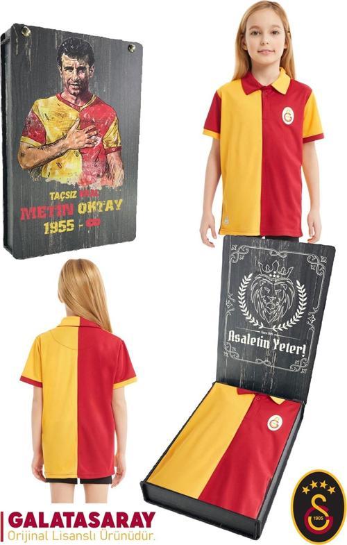 Orijinal Lisanslı Match Day Polo Çocuk T-shirt Metin Oktay Baskılı Hediyelik Kutulu