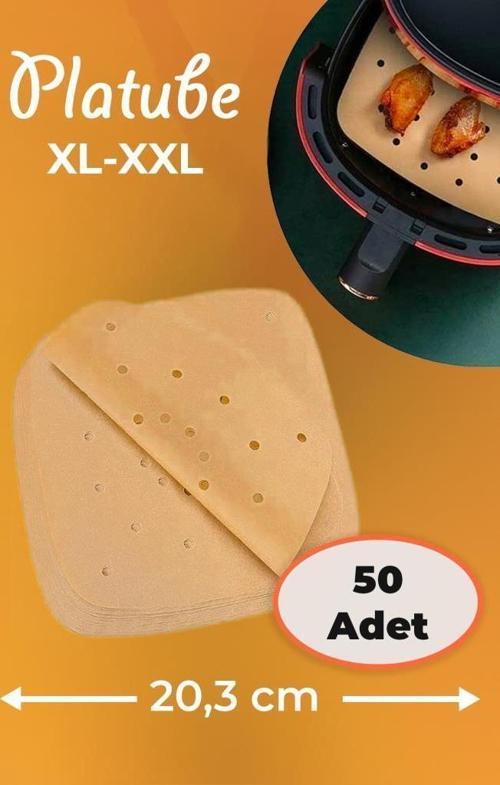 Pisirme Kagidi 50 adet Kare Delikli Airfryer Yagli Kagit Xiaomi Philips Tüm Markalara Uyumlu