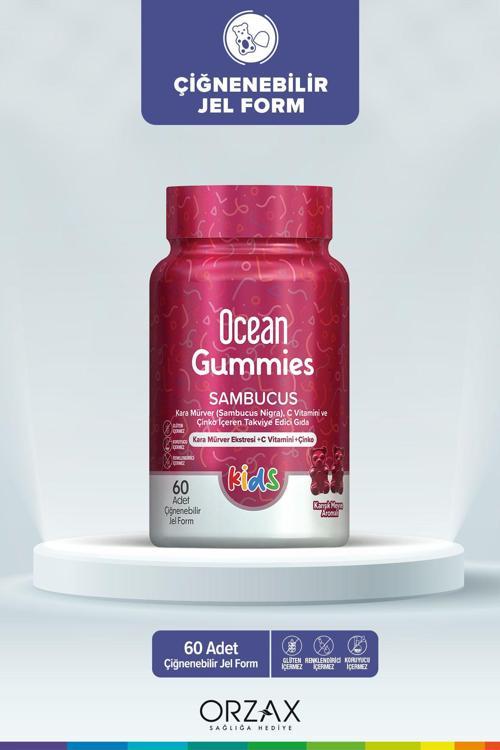 Gummies Sambucus 60 Adet Çiğnenebilir Jel Form