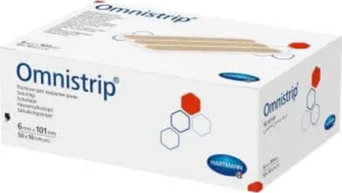 Omnistrip Steril Yara Kapama Şeridi 6mm x 101mm 50'li 1 Kutu