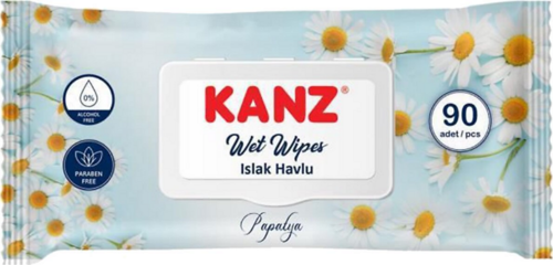 Islak Havlu Mendil Papatya 90'lı 5 paket