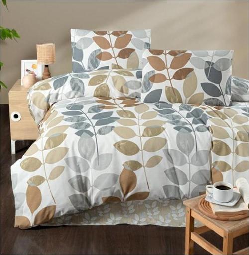 Home Leafty Çift Kişilik Nevresim Takımı-4 Parça