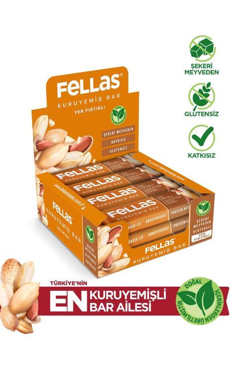 Yer Fıstıklı Kuruyemiş Bar 30g x12 Adet