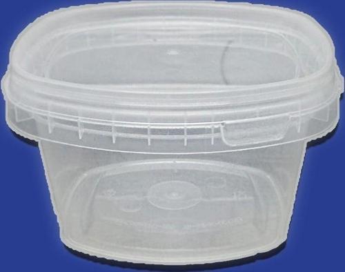 Boş Şeffaf Kova Kilitli Kapaklı Kutu Ambalaj 200 Ml 10 Adet 1420-4