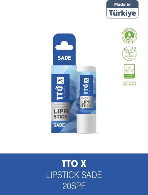 X 20 SPF Korumalı Sade Lipstick