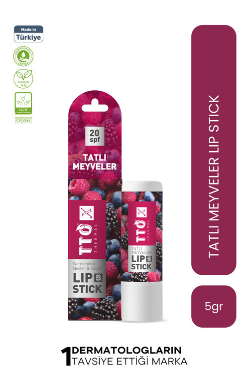 X Tatlı Meyveler Lipstick 20 SPF Korumalı Özel Formül