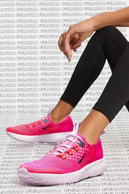 React Run Flyknit Walk Runnig Shoes Yürüyüş Koşu Ayakkabısı Fuşya