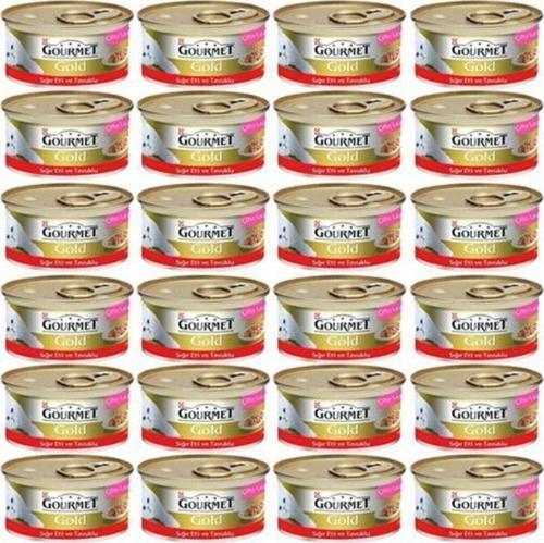 Gold Sığır Etli Ve Tavuklu Konserve Yetişkin Kedi Maması 24 X 85 G