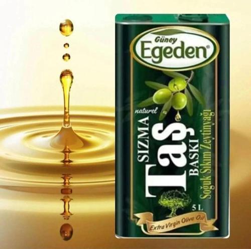 Egeden 5 Lt 0.3 Asit Naturel Sızma Soğuk Sıkım Taş Baskı Zeytinyağı