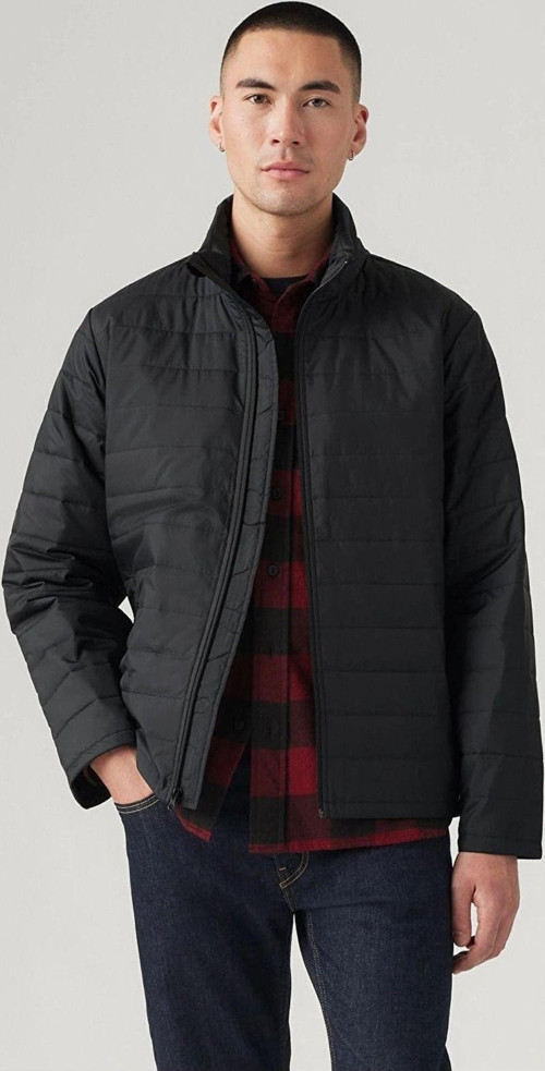 Siyah Erkek Jacket Normal Düz Siyah Mont A9449-0003
