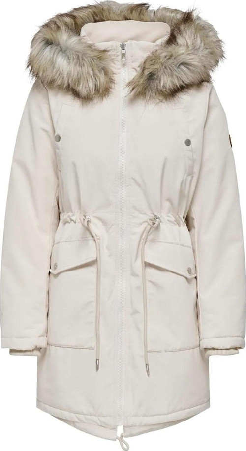 Kadın Kürklü Kapüşonlu Parka Mont - 15322159