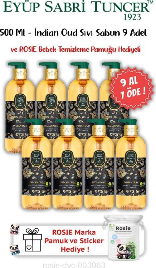9 AL 7 ÖDE İndian Oud Sıvı Sabun 500 ML ve ROSIE Hediyeli