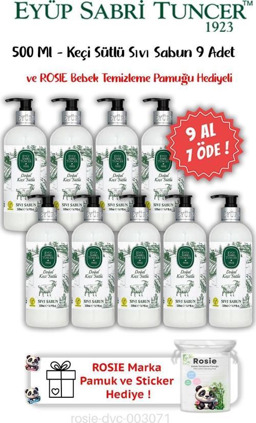 9 AL 7 ÖDE Keçi Sütlü Sıvı Sabun 500 ML ve ROSIE Hediyeli