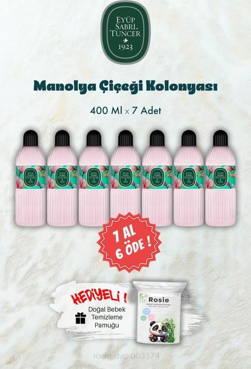 400 ML Manolya Çiçeği Kolonyası 7 AL 6 ÖDE ve ROSIE Hediye