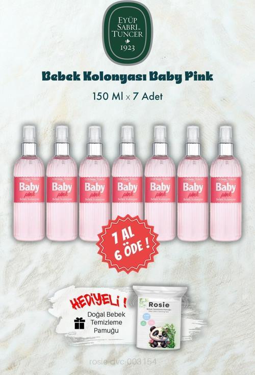 Baby Pınk 150 ML Bebek Kolonyası 7 AL 6 ÖDE ve ROSIE Hediye