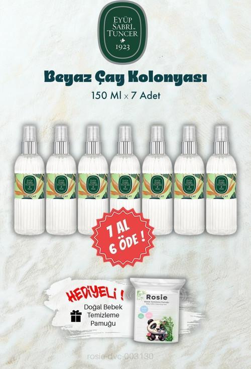 Beyaz Çay Kolonyası 150 ML 7 AL 6 ÖDE ve ROSIE Hediye