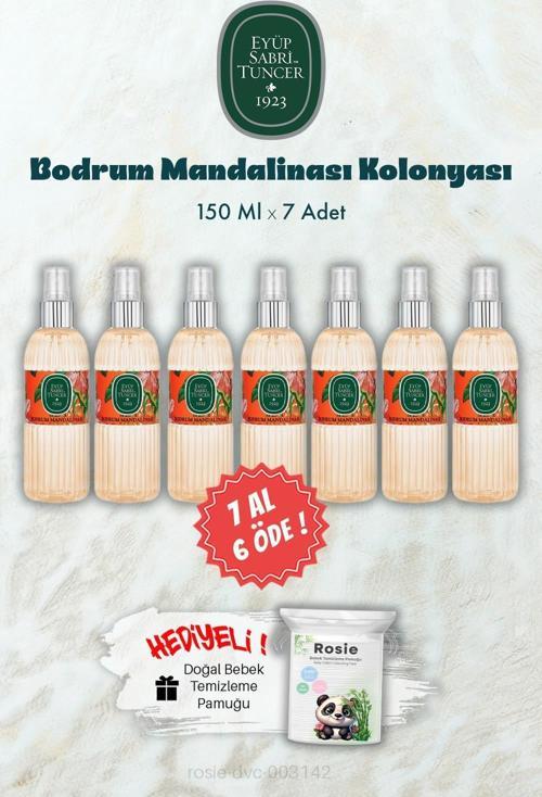 Bodrum Mandalinası Kolonyası 150 ML 7 AL 6 ÖDE ve ROSIE Hediye