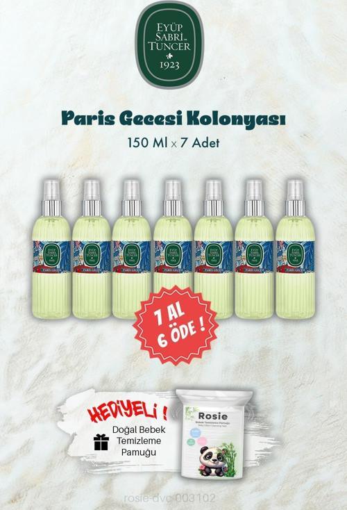 Paris Gecesi Kolonyası 150 ML 7 AL 6 ÖDE ve ROSIE Hediye