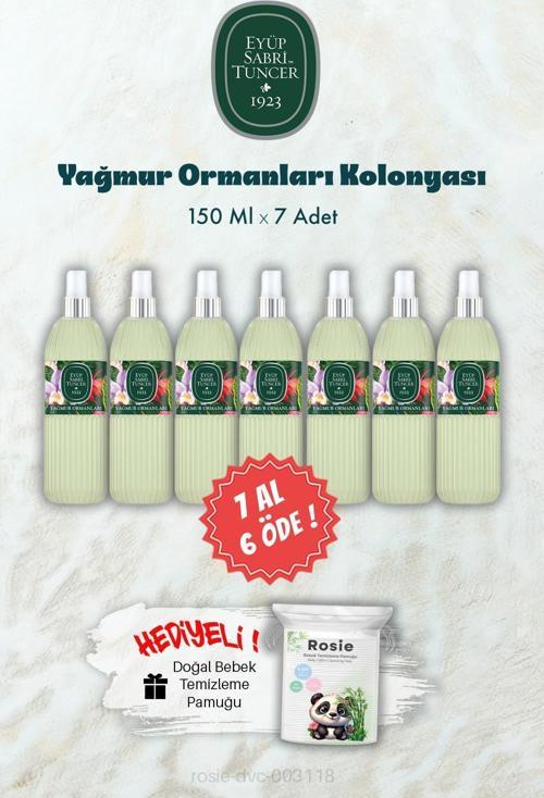 Yağmur Ormanları Kolonyası 150 ML 7 AL 6 ÖDE ve ROSIE Hediye