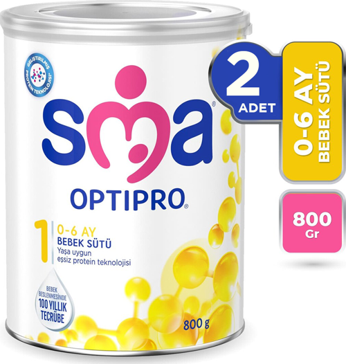 Optipro 1 Bebek Maması 800 gr 2 Adet