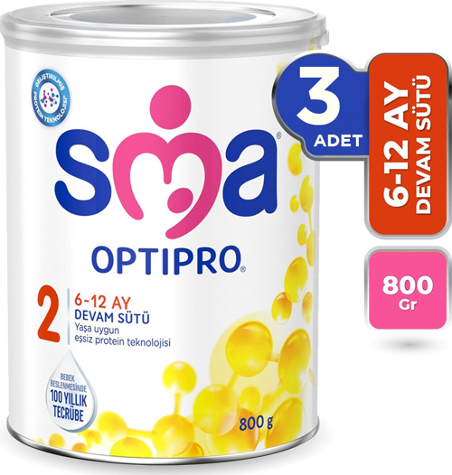 Optipro 2 Bebek Maması 800 gr 3 Adet